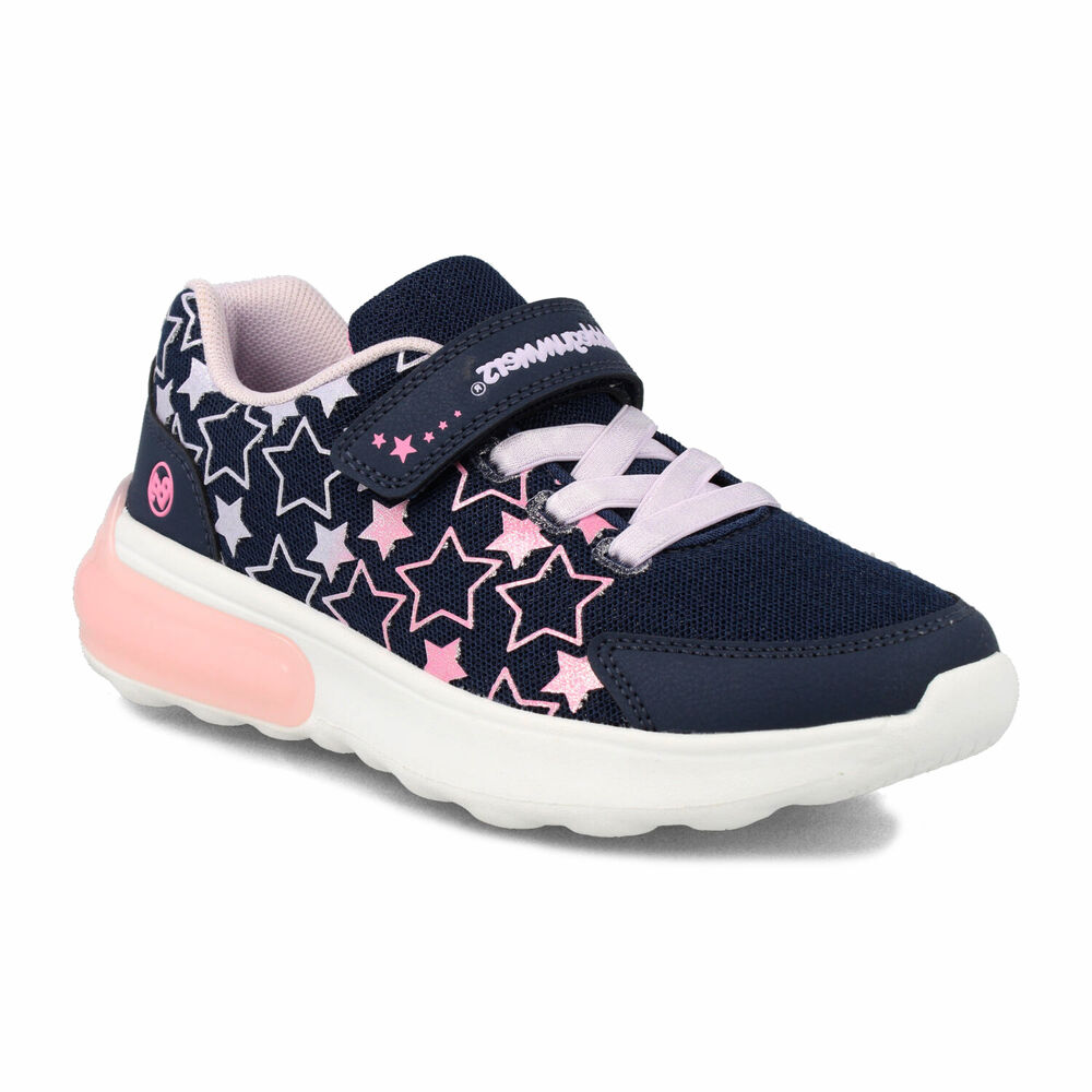 Zapatilla Ni&ntilde;a Bubblegummers Flyn Azul Marino - Fucsia image number 1.0